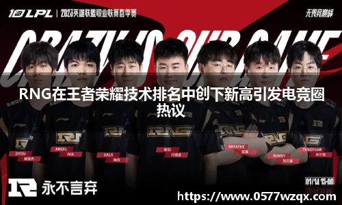 RNG在王者荣耀技术排名中创下新高引发电竞圈热议