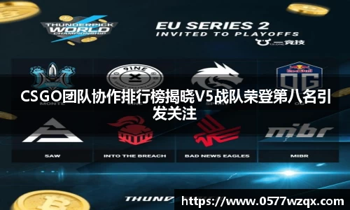 CSGO团队协作排行榜揭晓V5战队荣登第八名引发关注