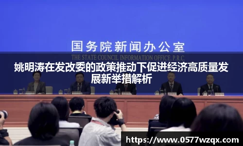 姚明涛在发改委的政策推动下促进经济高质量发展新举措解析